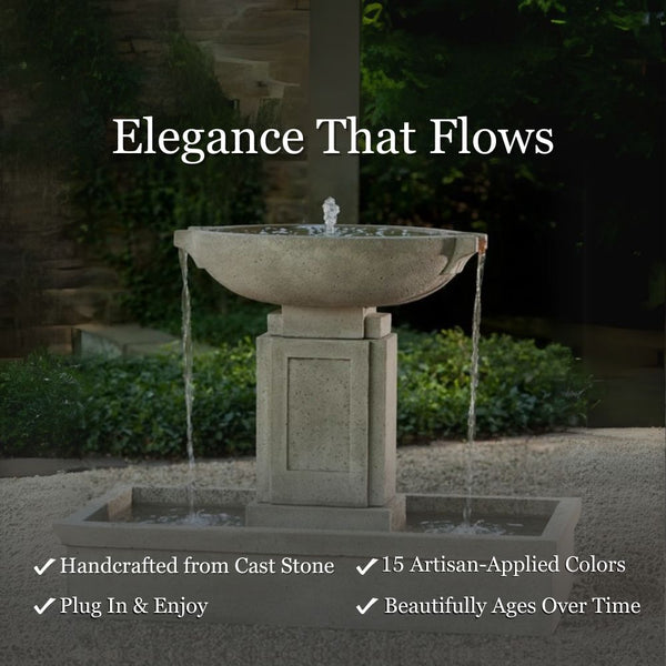 Austin Fountain Elegance that flows.