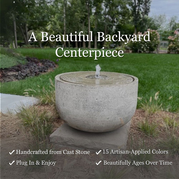 Echo Park Fountain a beautiful backyard centerpiece.