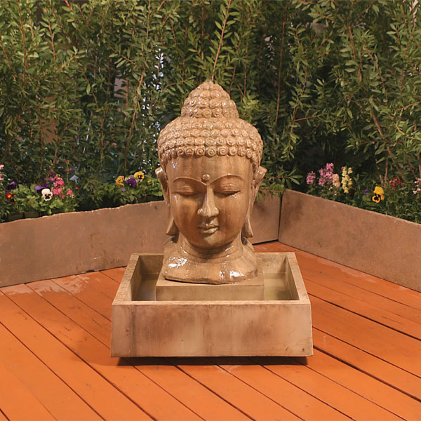Small Buddha Head Fountain
