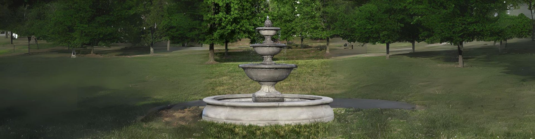 Fonthill Fountain in basin in alpine stone in backyard featured image