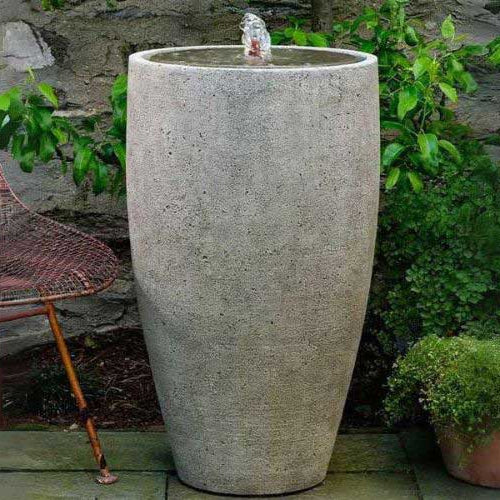 Manzanita Fountain in action in backyard