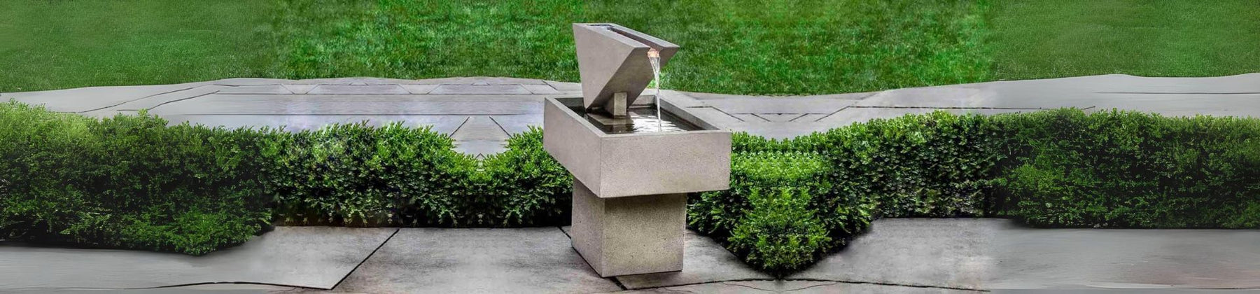 Triad fountain running in action featured image