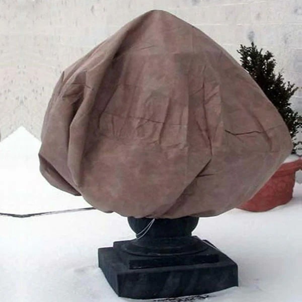 Campania International Accessories Collection Image of Campania Large Fountain Cover on black fountain.