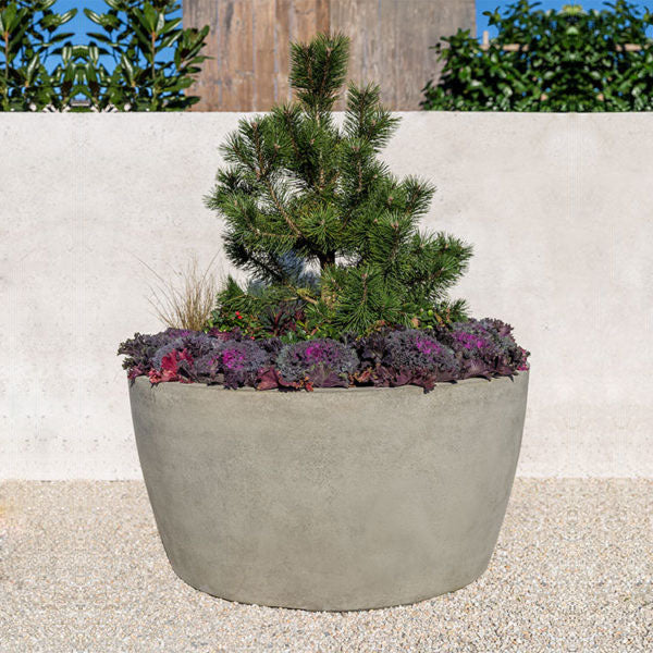 Series 2 Low Collection Image of Series 2-48 inch by 24 inch Planter on gravel.