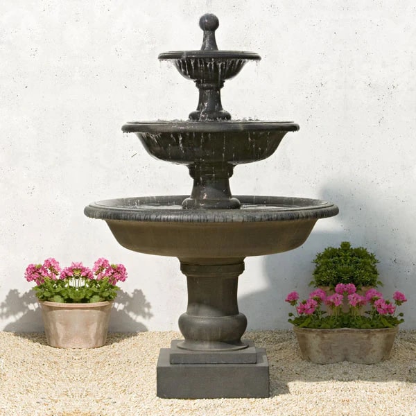 Tiered Fountains Collection Image of Vicobello Fountain in action.