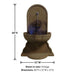 Absolute Wall Fountain with product details.
