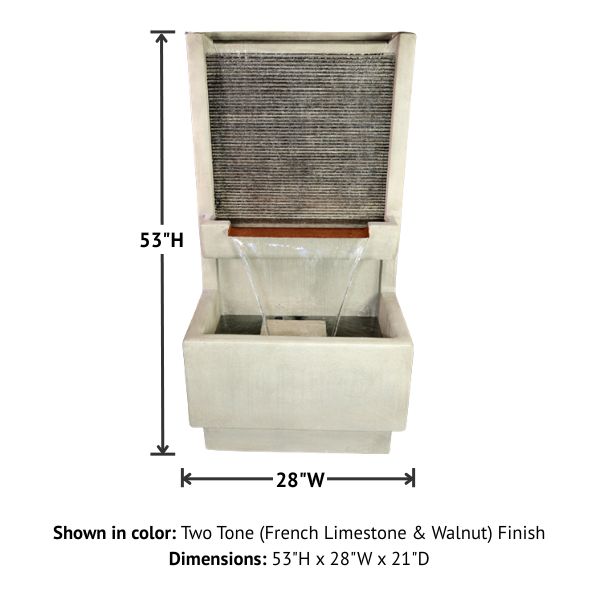 Alta Brentwood Wall Fountain with product details.
