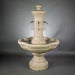 Amalfi Courtyard Fountain against gray background.