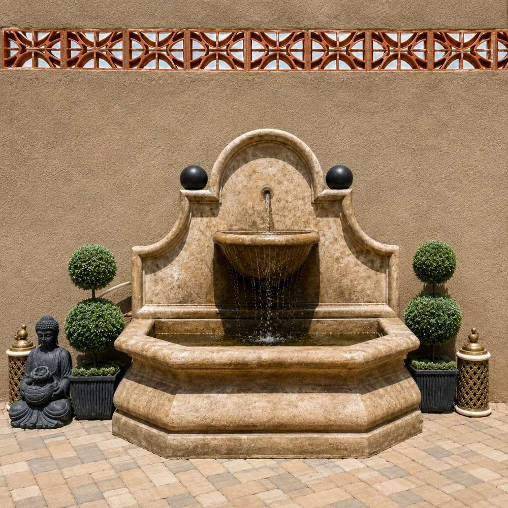 Andalusia Fountain in courtyard upclose