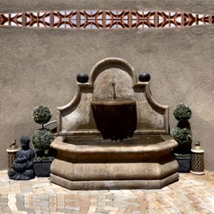 Andalusia Fountain in courtyard upclose