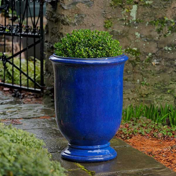 Antibe Urn Planter - Riviera Blue - S/1 Campania International