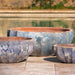 Apulia Bowl Planter - Vicolo Mare - Set of 3 near swimming pool