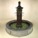 Aquitaine Easy Pond Fountain against brown background.