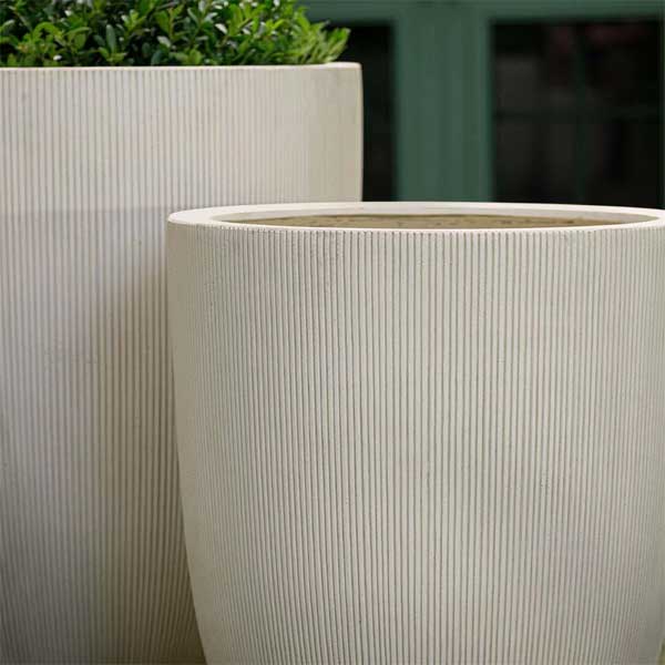 Arago Planter, Medium - Alabaster Lite Campania International