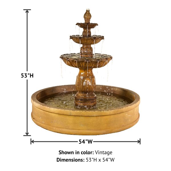 Arcea Malibu Pond Fountain with product details.