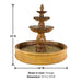 Arcea Malibu Pond Fountain with product details.
