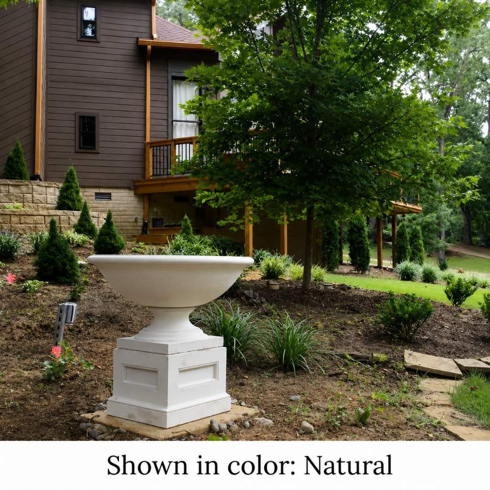 Aurelia Fountain in natural color in the garden.