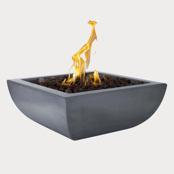 Avalon Fire Bowl, Gray against gray background