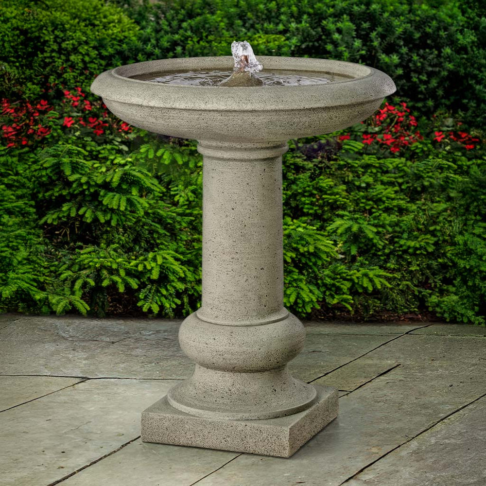 Aventine Fountain on concrete in action.