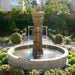 Avignon Pond Fountain in action in the backyard.