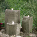 Basalt Bird Bath Fountain Kit in Dapple Grey in action