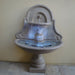 Belair Wall Fountain for spout on concrete in action.