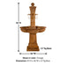 Bourdoux Fountain with product details.
