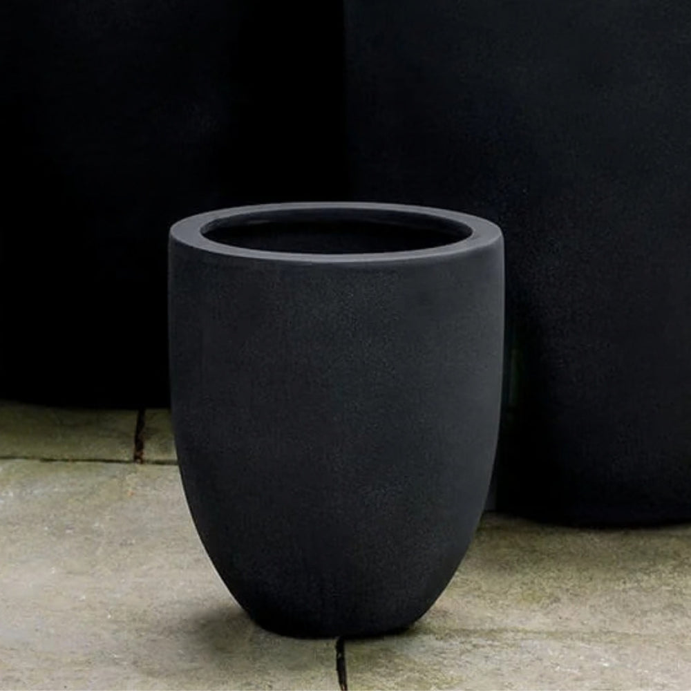 Bradford Planter, Extra Small in onyx black lite.