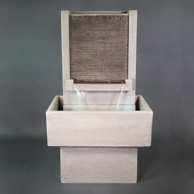 Brentwood Fountain Short with base against gray background.