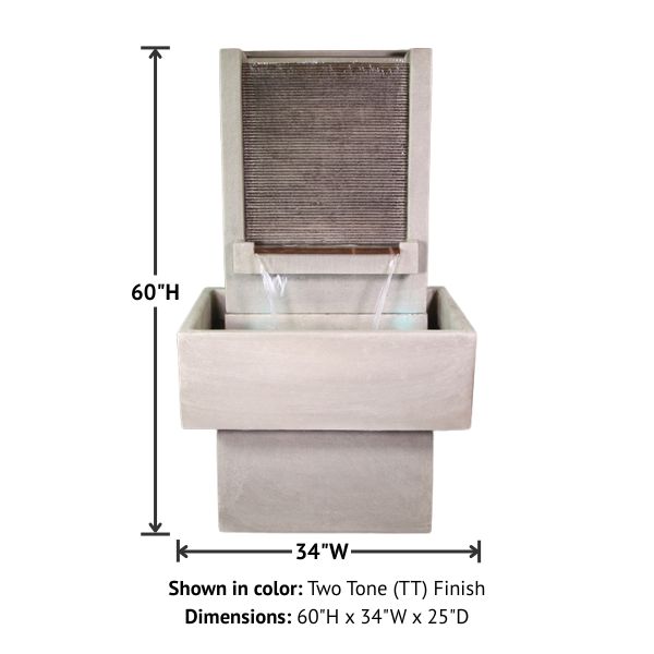 Brentwood Fountain Short with Base with product details.