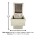 Brentwood Patio Wall Fountain with product details.