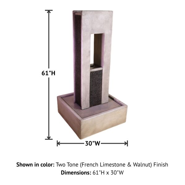 Brentwood Tower Fountain with product details.