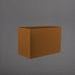 Brisbane Wide Rectangle Fiberglass Planter in metallic bronze against gray background.