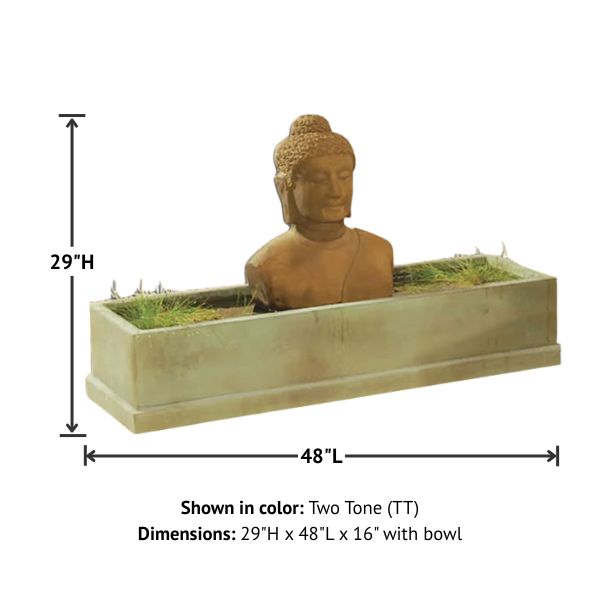 Buddah Trough Fountain with product details.