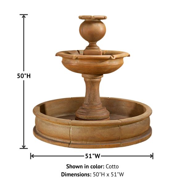 Cannes Pond Fountain with product details.