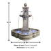Catalina Pond Fountain with product details.