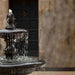 Caterina Fountain in basin in action upclose.