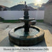 Cavalli Fountain 2T with Fiore Pond gray in  new brownstone color in action.