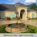 Charleston Fountain in Basin infront of the house upclose.