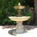 Chelsea Garden Fountain with step in action under the sunlight.