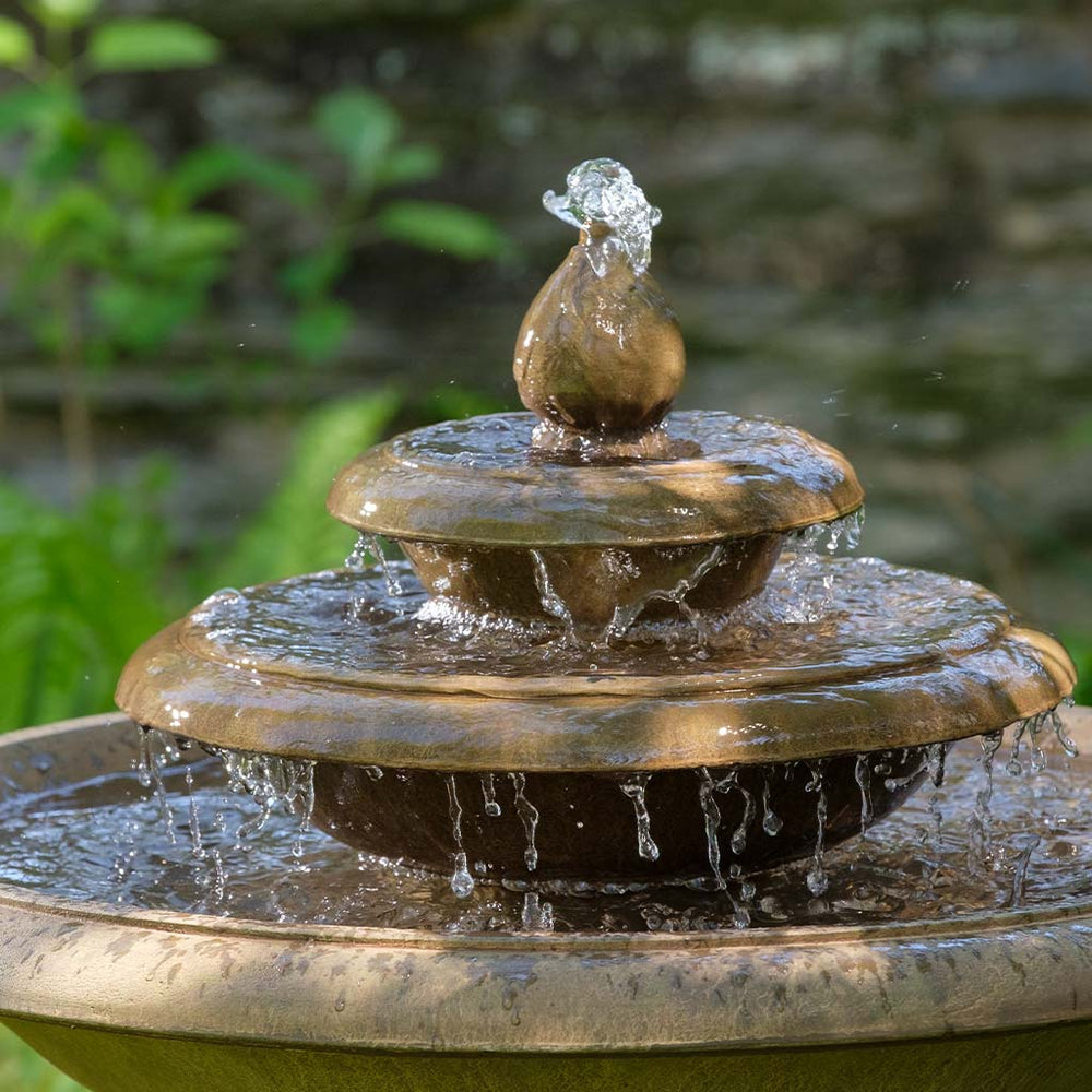 Cladridge Fountain in action upclose.