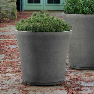 Cloche Planter, Large in grey filled with plants