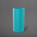Corry Tall Cylinder Fiberglass Planter in satin seafoam green against gray background. 