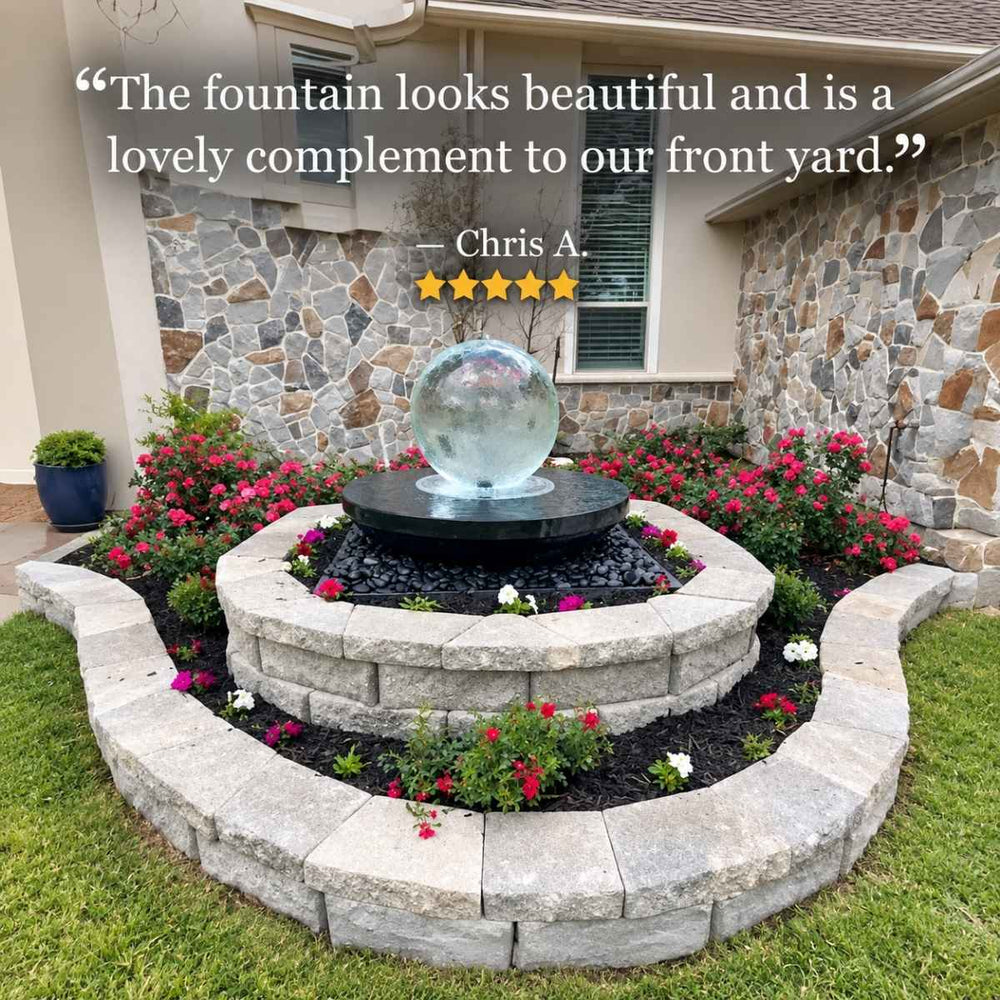 Crystal Sphere Fountain Kit Review Img02