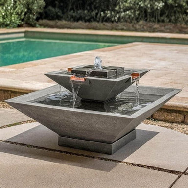 Facet fountain in action