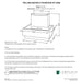 CAD drawing of the Falling Water 2 Fountain with dimensions, weight, and manufacturer notes.