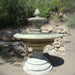 Fontana Grande Fountain in action in the backyard.