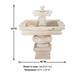Fontana Quadra against white background with product details.