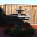 Fontana Quadra in action in the garden.