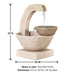 Genesis Fountain with product details.